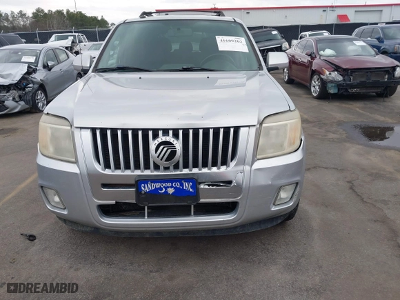 2010 Mercury Mariner Premier with VIN 4M2CN8H71AKJ14877, listed as a IAAI auction lot 41609202 with 232,706 mi miles. Bid and sale history available at carsss.com. Image 12.