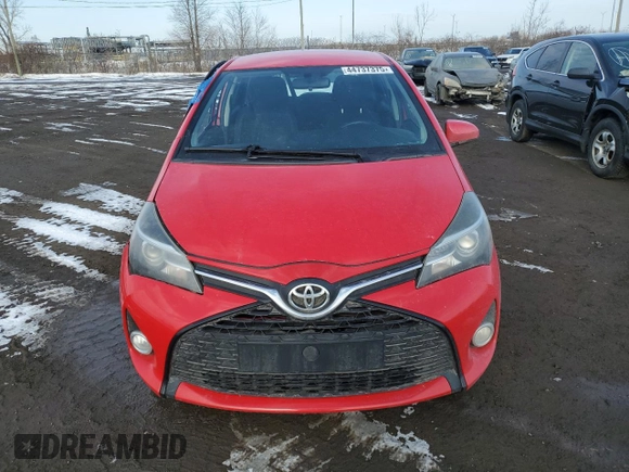 2015 Toyota Yaris L with VIN VNKKTUD38FA025170, listed as a Copart auction lot 44737375 with 61,926 mi miles and Salvage Title. Bid and sale history available at DreamBid. Image 5.