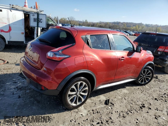 2017 Nissan Juke SL with VIN JN8AF5MR6HT703657, listed as a Copart auction lot 79809844 with 79,015 mi miles and Salvage Title. Bid and sale history available at carsss.com. Image 3.