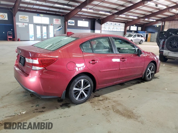 2022 Subaru Impreza Premium with VIN 4S3GKAD65N3603318, listed as a Copart auction lot 50488335 with 41,666 mi miles and Salvage title. Bid and sale history available at DreamBid. Image 3.
