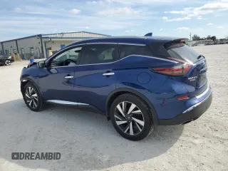 2022 Nissan Murano SL with VIN 5N1AZ2CJ1NC113032, listed as a Copart auction lot 42753345 with 36,868 mi miles and Non Repairable. Bid and sale history available at carsss.com. Image 2.