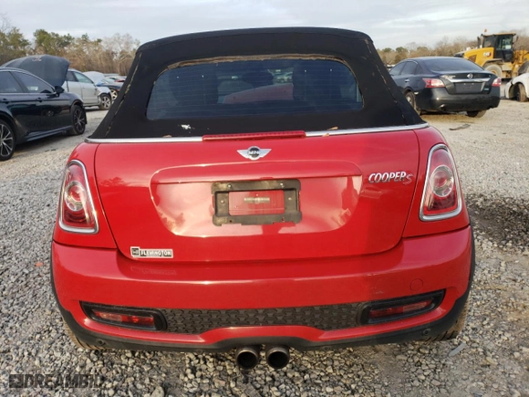 2012 MINI Cooper Convertible S with VIN WMWZP3C5XCT249983, listed as a Copart auction lot 42973745 with 173,814 mi miles and Salvage Title. Bid and sale history available at carsss.com. Image 6.