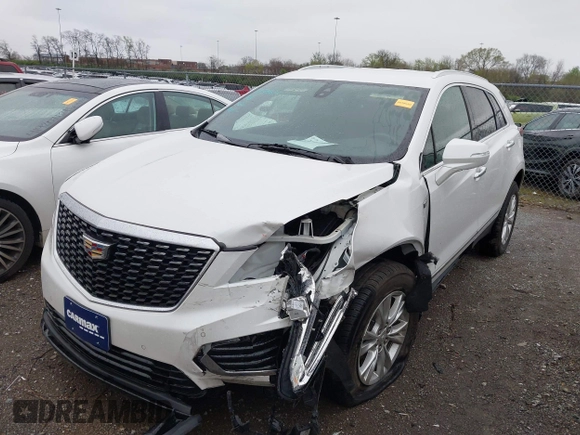2021 Cadillac XT5 FWD Luxury with VIN 1GYKNAR47MZ121920, listed as a IAAI auction lot 41868087 with 38,315 mi miles. Bid and sale history available at carsss.com. Image 17.