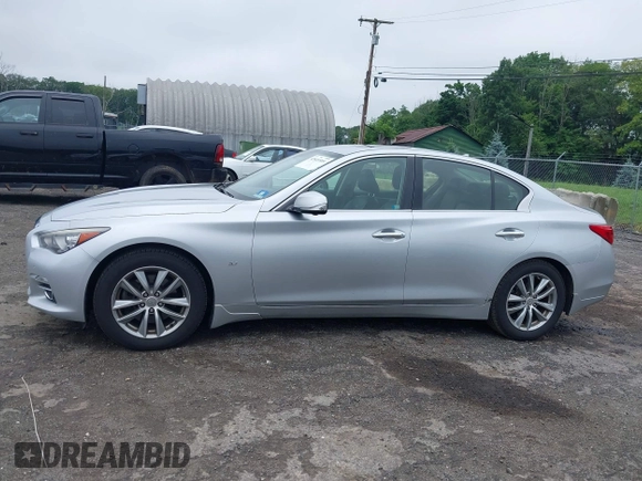 2014 Infiniti Q50 Sport with VIN JN1BV7AR3EM684464, listed as a IAAI auction lot 42449389 with 149,380 mi miles and . Bid and sale history available at DreamBid. Image 14.