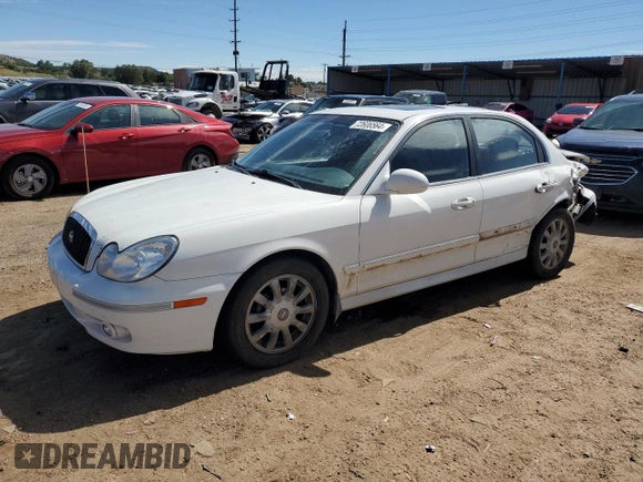 2002 Hyundai Sonata GLS with VIN KMHWF35H12A624164, listed as a Copart auction lot 72606564 with 89,040 mi miles and Non Repairable. Bid and sale history available at carsss.com. Image 1.