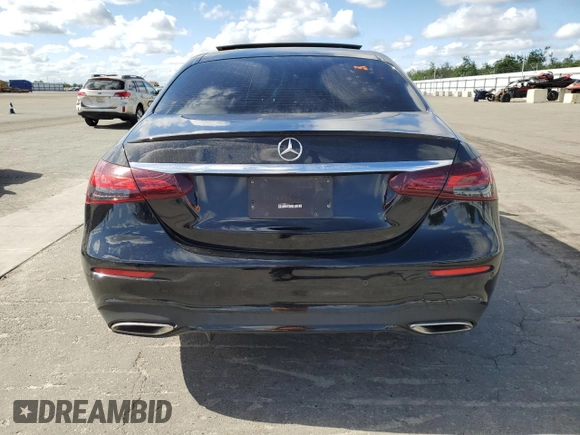 2022 Mercedes-Benz E 350 with VIN W1KZF8DB0NB077775, listed as a Copart auction lot 56567085 with 39,548 mi miles and Salvage title. Bid and sale history available at DreamBid. Image 6.