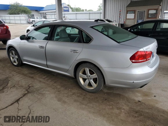 2013 Volkswagen Passat SE с VIN 1VWBH7A35DC118033, выставлен на аукционе Copart как лот 59998325 с пробегом 248 493 миль миль и Чистый • Clean title. История ставок и продаж доступна на DreamBid. Изображение 2.