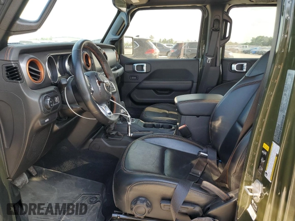 2023 Jeep Gladiator Mojave with VIN 1C6JJTEG8PL569249, listed as a Copart auction lot 53398865 with 19,416 mi miles and Salvage title. Bid and sale history available at DreamBid. Image 7.