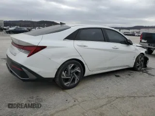 2024 Hyundai Elantra Limited with VIN KMHLP4DG9RU661275, listed as a Copart auction lot 47456335 with 11,501 mi miles and Salvage Title. Bid and sale history available at DreamBid. Image 3.