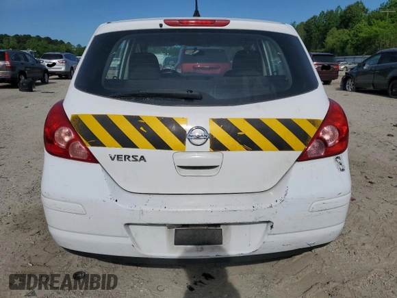 2012 Nissan Versa S with VIN 3N1BC1CP7CK284337, listed as a Copart auction lot 54890075 with 160,331 mi miles and Clean Title. Bid and sale history available at DreamBid. Image 6.