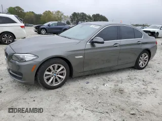 2014 BMW 5 Series 528i with VIN WBA5A5C59ED510285, listed as a Copart auction lot 50798995 with 127,226 mi miles and Salvage Title. Bid and sale history available at carsss.com. Image 1.