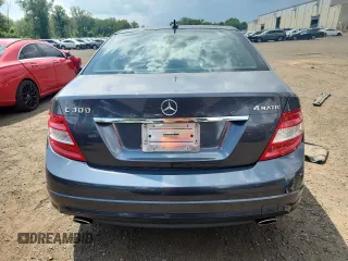 2009 Mercedes-Benz C 300 Sport with VIN WDDGF81X29F256566, listed as a Copart auction lot 66150805 with 125,243 mi miles and Salvage title. Bid and sale history available at DreamBid. Image 6.