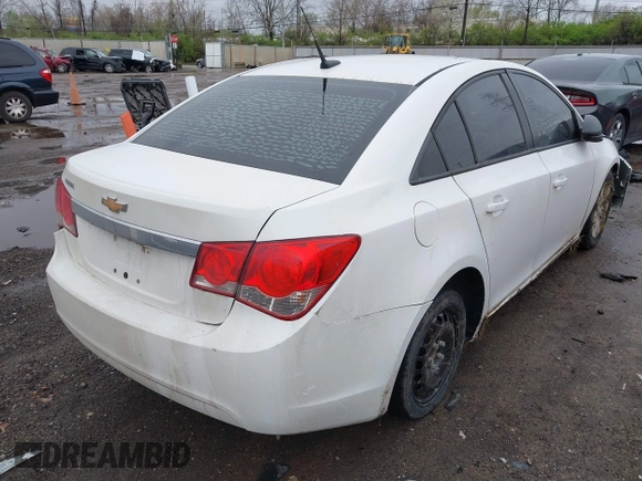 2014 Chevrolet Cruze LS with VIN 1G1PA5SH0E7145168, listed as a IAAI auction lot 41957410 with 151,422 mi miles and . Bid and sale history available at DreamBid. Image 4.