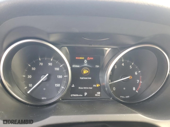 2018 Land Rover Range Rover Evoque SE with VIN SALVP2RX9JH302265, listed as a Copart auction lot 48001745 with 79,606 mi miles and Salvage Title. Bid and sale history available at carsss.com. Image 9.