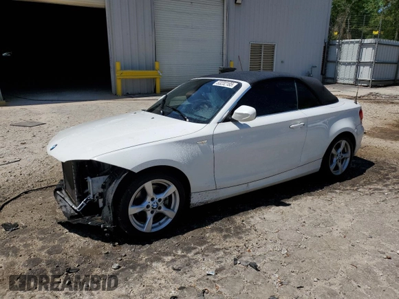 2012 BMW 1 Series 128i with VIN WBAUN1C50CVR00384, listed as a Copart auction lot 53232185 with 79,189 mi miles and Salvage title. Bid and sale history available at DreamBid. Image 1.