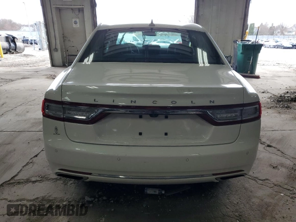 2020 Lincoln Continental Standard with VIN 1LN6L9VK1L5601923, listed as a Copart auction lot 49656935 with 8,271 mi miles and Salvage Title. Bid and sale history available at carsss.com. Image 6.