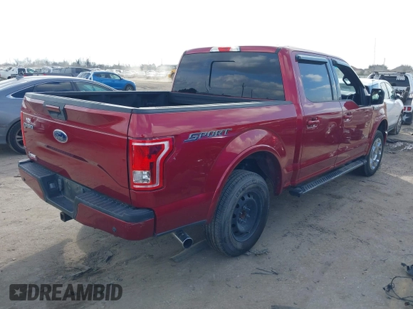 2017 Ford F-150 XL with VIN 1FTEW1CG7HKC22876, listed as a IAAI auction lot 41477067 with 128,045 mi miles and . Bid and sale history available at DreamBid. Image 4.