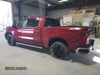 2023 Chevrolet Silverado 1500 LTZ with VIN 1GCUDGED3PZ195205, listed as a Copart auction lot 48347635 with 22,327 mi miles and Salvage Title. Bid and sale history available at carsss.com. Image 2.