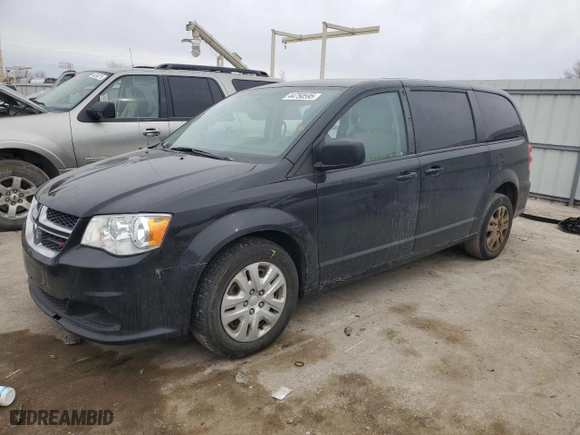 2018 Dodge Grand Caravan SE with VIN 2C4RDGBGXJR137257, listed as a Copart auction lot 44750595 with 128,236 mi miles and Salvage Title. Bid and sale history available at carsss.com. Image 1.