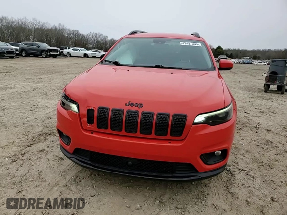 2021 Jeep Cherokee Altitude with VIN 1C4PJLLBXMD155633, listed as a Copart auction lot 47497305 with 78,584 mi miles and Salvage Title. Bid and sale history available at carsss.com. Image 12.
