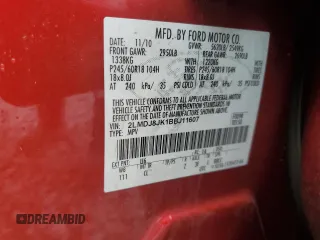 2011 Lincoln MKX z VIN 2LMDJ8JK1BBJ11607, wystawiony jako Copart lot #57126765 z przebiegiem 75 940 mil mil oraz Szkoda całkowita • Salvage title. Historia ofert i sprzedaży dostępna na DreamBid. Obrazek 13.
