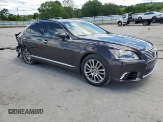 2015 Lexus LS 460 with VIN JTHBL5EF9F5136423, listed as a Copart auction lot 55967695 with 62,012 mi miles and Salvage title. Bid and sale history available at DreamBid. Image 4.