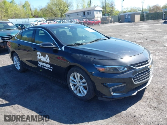 2018 Chevrolet Malibu LT with VIN 1G1ZD5ST9JF261862, listed as a IAAI auction lot 42090870 with 56,132 mi miles. Bid and sale history available at carsss.com. Image 1.