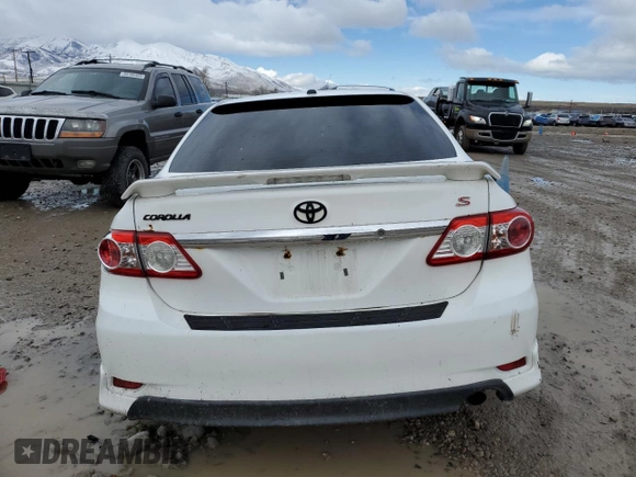 2013 Toyota Corolla L with VIN 5YFBU4EE4DP110165, listed as a Copart auction lot 51531605 with 229,171 mi miles and Salvage Title. Bid and sale history available at DreamBid. Image 6.