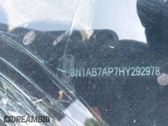 2017 Nissan Sentra SV with VIN 3N1AB7AP7HY292978, listed as a IAAI auction lot 42152778 with 84,452 mi miles and . Bid and sale history available at DreamBid. Image 9.