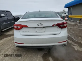 2015 Hyundai Sonata SE with VIN 5NPE24AF7FH003628, listed as a Copart auction lot 45699755 with 196,522 mi miles and Salvage Title. Bid and sale history available at DreamBid. Image 6.