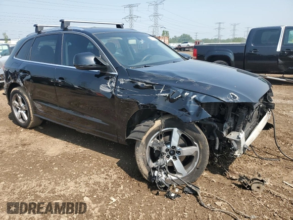 2012 Audi Q5 Premium Plus with VIN WA1DKAFP9CA004546, listed as a Copart auction lot 59537775 with 187,338 mi miles and Salvage title. Bid and sale history available at DreamBid. Image 4.
