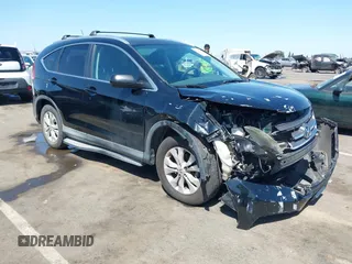2014 Honda CR-V EX-L with VIN 2HKRM3H71EH551594, listed as a IAAI auction lot 42028963 with 117,506 mi miles and . Bid and sale history available at carsss.com. Image 1.