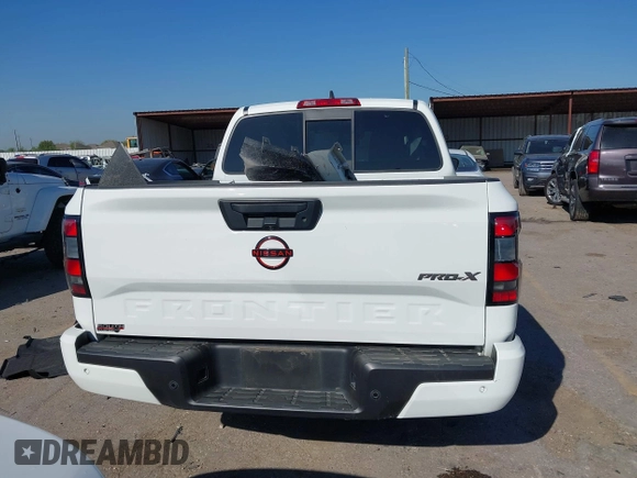 2022 Nissan Frontier SV with VIN 1N6ED1EJ2NN685935, listed as a IAAI auction lot 41859677 with 33,153 mi miles and . Bid and sale history available at DreamBid. Image 16.