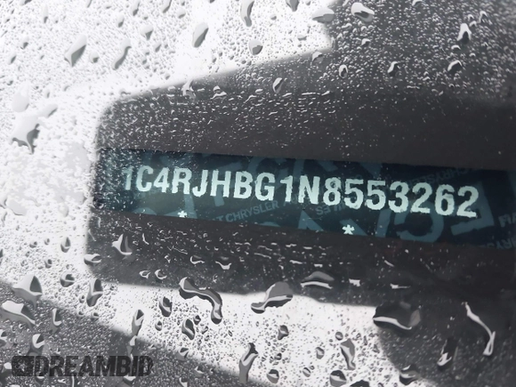 2022 Jeep Grand Cherokee Limited with VIN 1C4RJHBG1N8553262, listed as a IAAI auction lot 41511225 with 59,251 mi miles and . Bid and sale history available at DreamBid. Image 17.