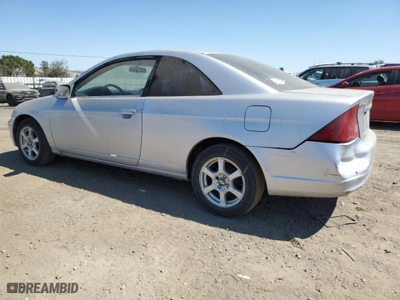 2001 Honda Civic EX with VIN 1HGEM22951L045227, listed as a Copart auction lot 70089174 with 262,366 mi miles and Salvage Title. Bid and sale history available at carsss.com. Image 2.