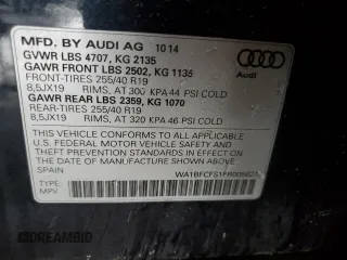 2015 Audi Q3 Premium Plus z VIN WA1BFCFS1FR005627, wystawiony jako Copart lot #56516085 z przebiegiem 106 653 mil mil oraz Tytuł czysty. Historia ofert i sprzedaży dostępna na DreamBid. Obrazek 13.