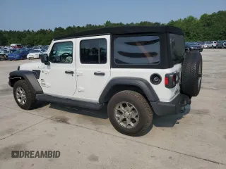 2020 Jeep Wrangler Unlimited Freedom with VIN 1C4HJXDG9LW238432, listed as a Copart auction lot 59087435 with 92,093 mi miles and Salvage title. Bid and sale history available at DreamBid. Image 2.
