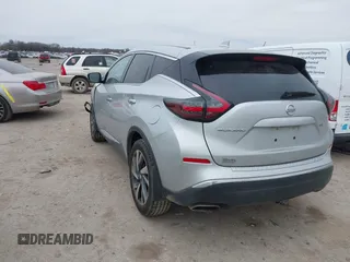 2022 Nissan Murano SL with VIN 5N1AZ2CJXNC108573, listed as a IAAI auction lot 41620603 with 51,717 mi miles and . Bid and sale history available at carsss.com. Image 3.