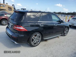 2015 Mercedes-Benz M 63 AMG with VIN 4JGDA7EB1FA470876, listed as a Copart auction lot 77074354 with Not Provided miles and Salvage Title. Bid and sale history available at carsss.com. Image 3.