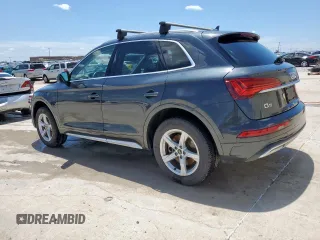 2021 Audi Q5 Premium with VIN WA1AAAFY2M2004785, listed as a Copart auction lot 56500595 with 79,376 mi miles and Salvage title. Bid and sale history available at DreamBid. Image 2.