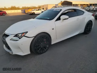 2015 Lexus RC 350 with VIN JTHHE5BC8F5004039, listed as a Copart auction lot 76385284 with 121,035 mi miles and Salvage Title. Bid and sale history available at carsss.com. Image 1.
