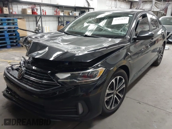2022 Volkswagen Jetta Sport with VIN 3VWBM7BU9NM006080, listed as a IAAI auction lot 42433645 with Not provided miles and . Bid and sale history available at DreamBid. Image 16.