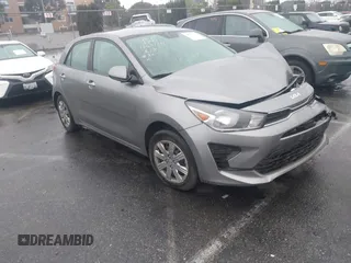 2022 Kia Rio S with VIN 3KPA25AD9NE500847, listed as a IAAI auction lot 41516061 with 38,828 mi miles and . Bid and sale history available at DreamBid. Image 1.