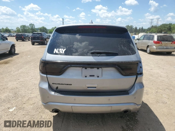 2021 Dodge Durango SXT Plus with VIN 1C4RDJAG7MC522352, listed as a Copart auction lot 62340385 with 76,593 mi miles and Salvage title. Bid and sale history available at DreamBid. Image 6.