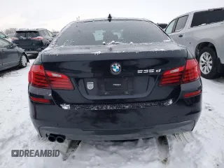 2014 BMW 5 Series 535d with VIN WBAXA5C52ED690024, listed as a Copart auction lot 41635045 with 95,582 mi miles and Salvage Title. Bid and sale history available at carsss.com. Image 6.