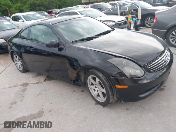 2003 Infiniti G35 w/Leather z VIN JNKCV54E13M215206, wystawiony jako IAAI lot #42466931 z przebiegiem 183 757 mil mil oraz . Historia ofert i sprzedaży dostępna na DreamBid. Obrazek 1.