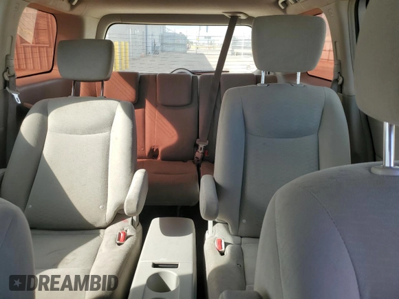 2014 Nissan Quest S with VIN JN8AE2KP6E9102325, listed as a Copart auction lot 52734185 with 147,415 mi miles and Salvage Title. Bid and sale history available at carsss.com. Image 10.