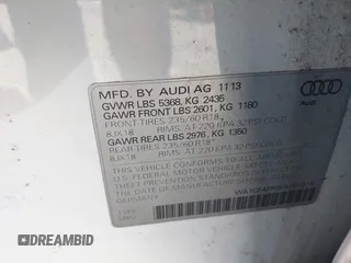 2014 Audi Q5 Premium z VIN WA1CFAFP0EA061818, wystawiony jako IAAI lot #40845361 z przebiegiem 166 333 mil mil oraz . Historia ofert i sprzedaży dostępna na DreamBid. Obrazek 9.