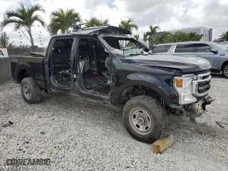 2022 Ford Super Duty F-250 SRW XL with VIN 1FT8W2BT6NEC98200, listed as a Copart auction lot 50189995 with 81,796 mi miles and Salvage Title. Bid and sale history available at carsss.com. Image 4.