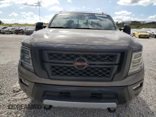 2021 Nissan Titan XD SV with VIN 1N6AA1FB4MN522054, listed as a Copart auction lot 83884484 with 36,789 mi miles and Salvage Title. Bid and sale history available at carsss.com. Image 5.
